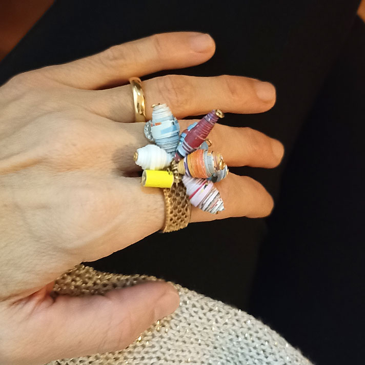 Anello Petalo Vivo - Gioielli fatti a mano