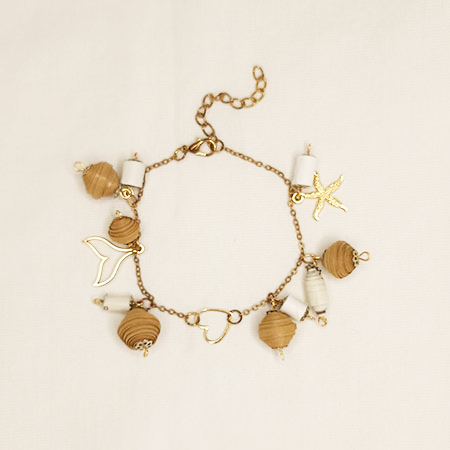 Bracciale Carta Sabbia - Gioielli fatti a mano, nati dalla carta