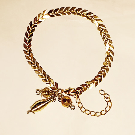 Bracciale Frecce Dorate - Gioielli fatti a mano, nati dalla carta