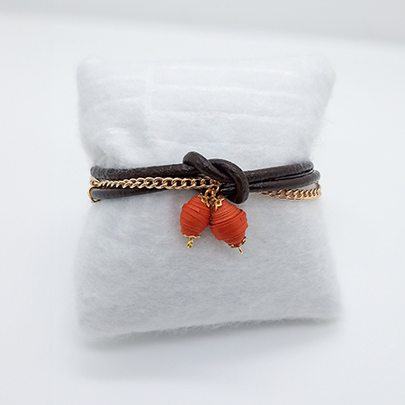 Bracciale Fuoco Lieve - Gioielli fatti a mano, nati dalla carta