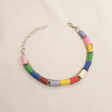 Bracciale Multicolor - Gioielli fatti a mano, nati dalla carta