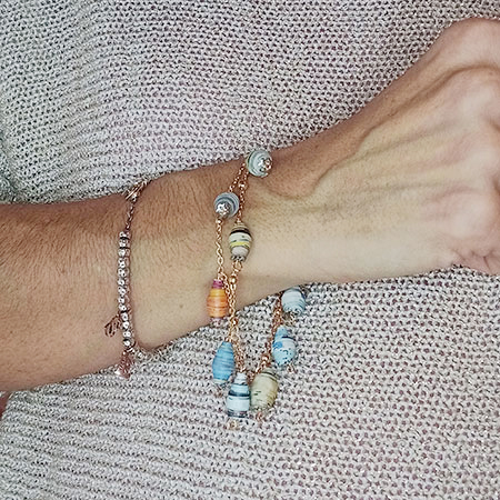 Bracciale Soffio di Terra - Gioielli fatti a mano, nati dalla carta