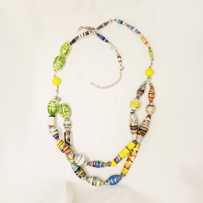 Collana Scarabei Porta Fortuna - Gioielli fatti a mano, nati dalla carta