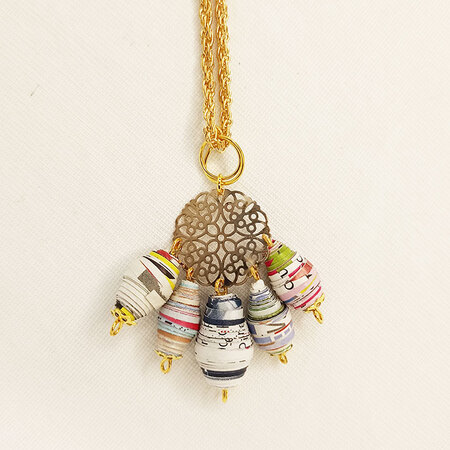 Collana Stile Orientale - Gioielli fatti a mano, nati dalla carta