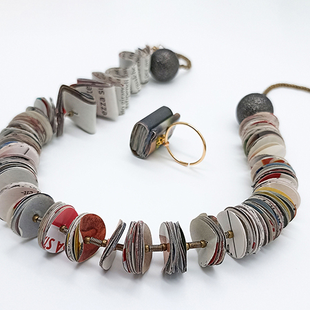 Coordinato Libro di Carta - Gioielli fatti a mano, nati dalla carta