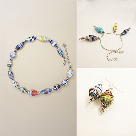 Coordinato Super Color - Gioielli fatti a mano, nati dalla carta