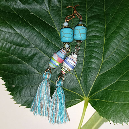 Orecchini Bagliore di Carta - Gioielli fatti a mano, nati dalla carta