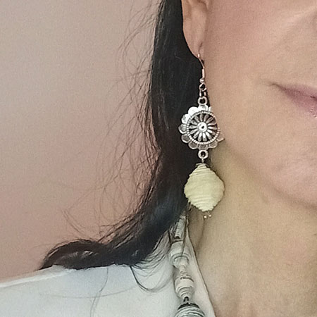 Orecchini dal Sapore Orientale - Gioielli fatti a mano, nati dalla carta