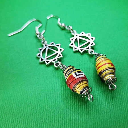 Orecchini Eco Armonia - Gioielli fatti a mano, nati dalla carta