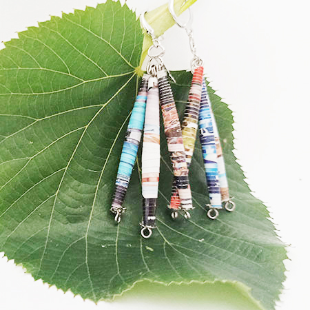 Orecchini Luce Multicolor - Gioielli fatti a mano, nati dalla carta