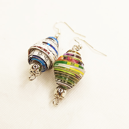 Orecchini Natura - Gioielli fatti a mano, nati dalla carta