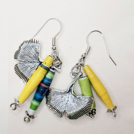 Orecchini Petali di Carta - Gioielli fatti a mano, nati dalla carta