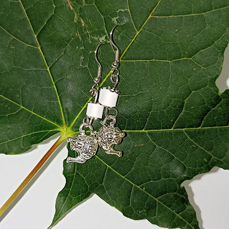 Orecchini The delle Cinque - Gioielli fatti a mano, nati dalla carta