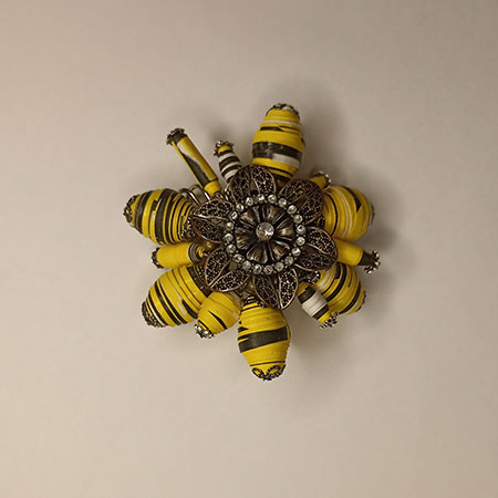 Spilla Stella Di Sole - Gioielli fatti a mano, nati dalla carta